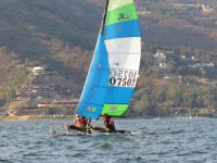 Dans le barrage de Valle de Bravo 