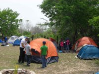  Area for tents 