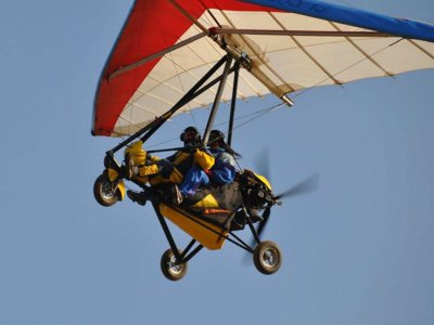 Ultralight flight with video in Teotihuacán