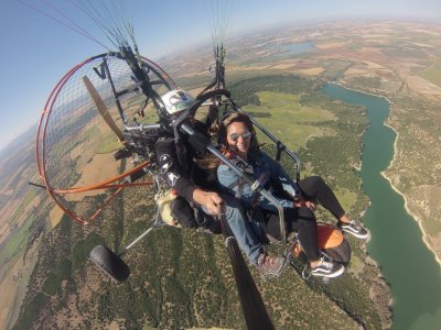 Vuelo en paramotor con fotos+vídeo Cádiz 20-25min