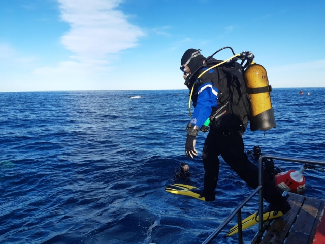  Inicio de la actividad de buceo