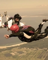 Su primera caída libre independienle 