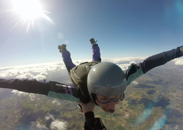 Salto asistido duranle el curso PAC