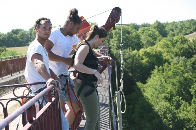  Preparación para el bungee 