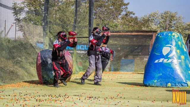  Equipo de gotcha en acción 