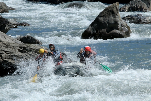  Descenso en rafting a Lauzet-Ubaye 