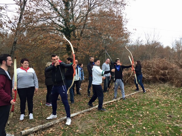  Descubrimiento del jalo con arco cerca de Burdeos 