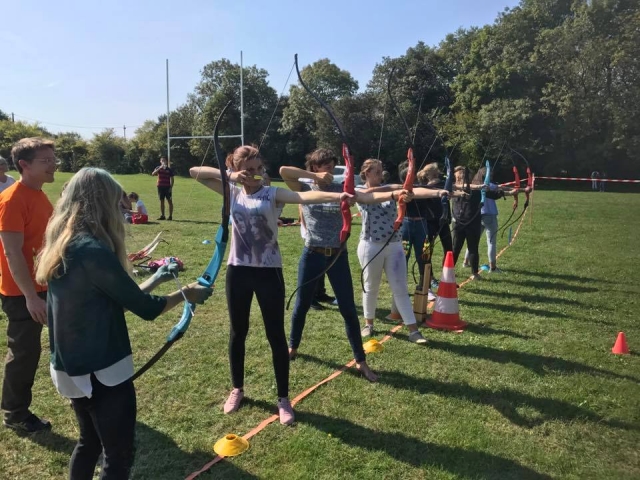  Entrenamiento de jalo con arco
