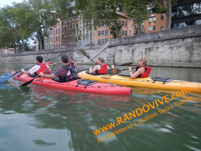  Lyon en kayak con Randovive 