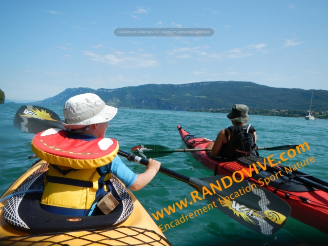  Kayak en el lago Bourget con Randovive 