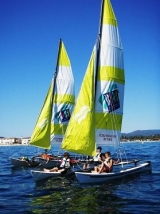 Salida infantil a vela 