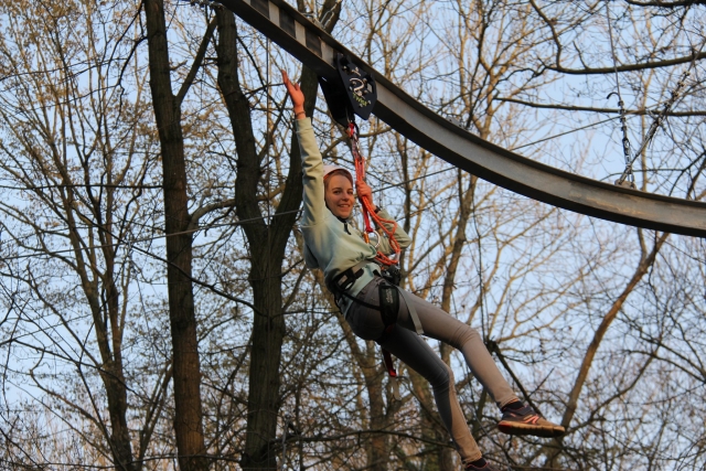 ¡La tirolesa se divertirá! 