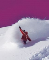 En lo profundo de la nieve polvo 