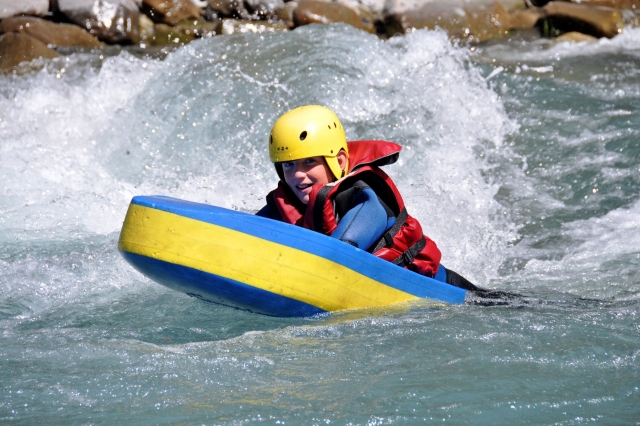  Salida de hidrospeed para niños