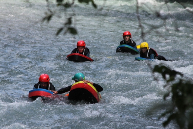  Hidrospeed con amigos en Saboya 