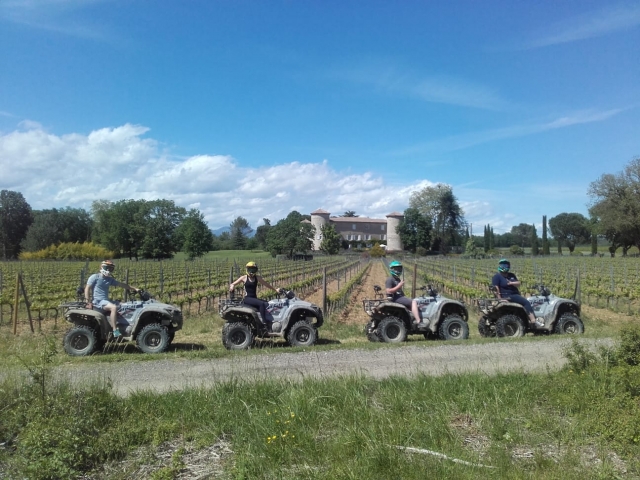 Paseo guiado en cuatrimoto