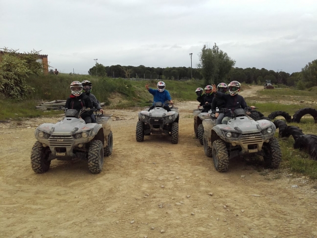 Paseo en cuatrimoto en Ardèche