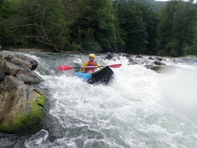 Canoraft en solitario 