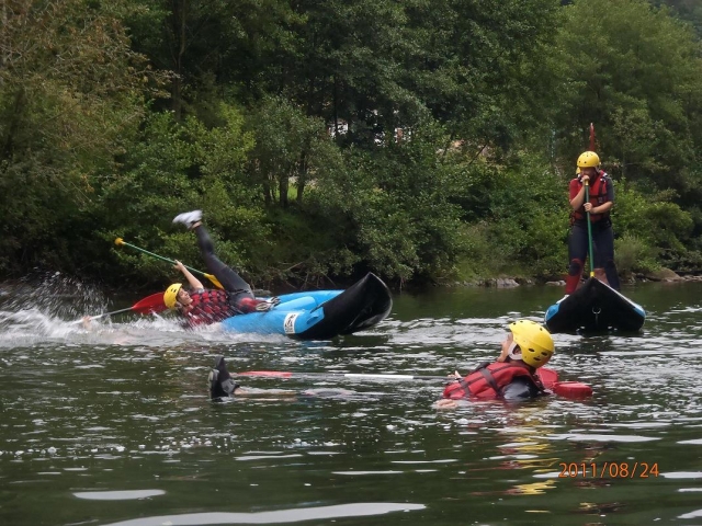 Juegos de equilibrio en canoraft
