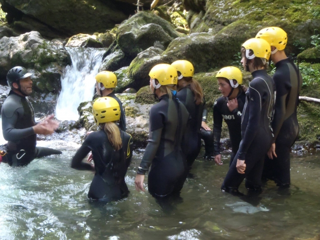 Briefing para una salida de barranquismo