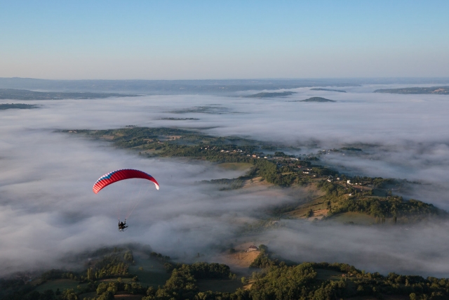  Vuelo sobre el Sena- et-Marne en paramotor 