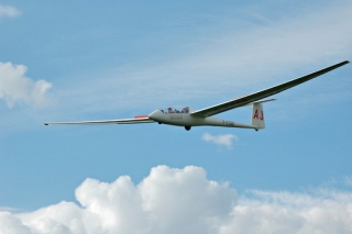 Bautismo y entrenamiento de vuelo en planeador en los Vosgos 