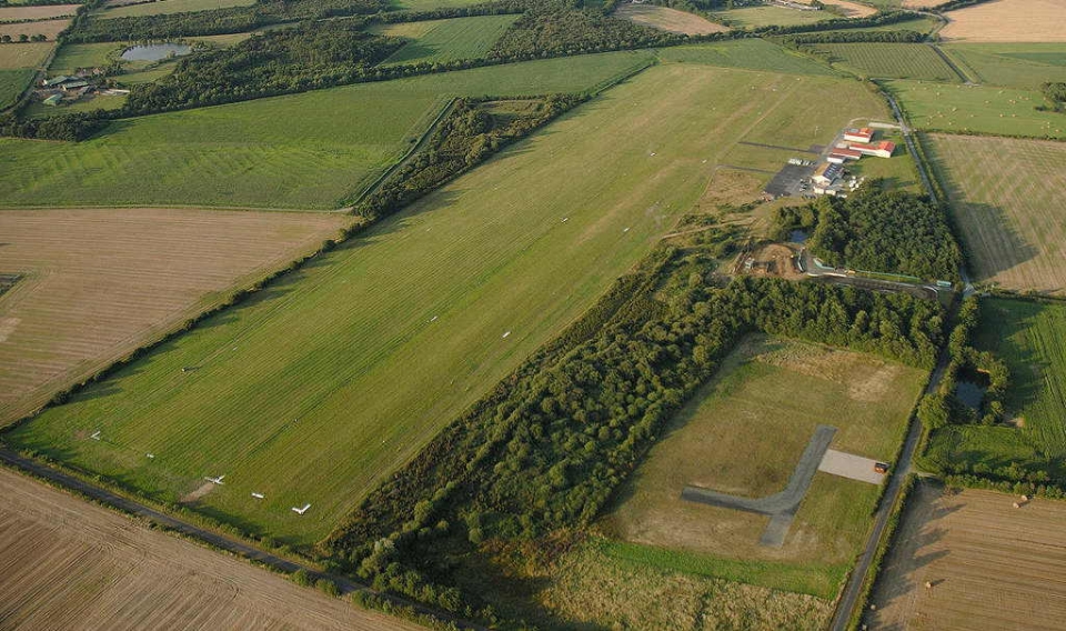 El terreno del club visto desde el cielo 