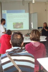 Clase teórica de buceo 