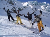 Clases de esquí en grupo en Chamonix 