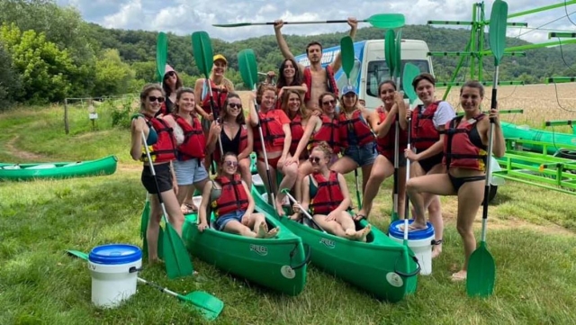  Descenso en kayak en grupo 