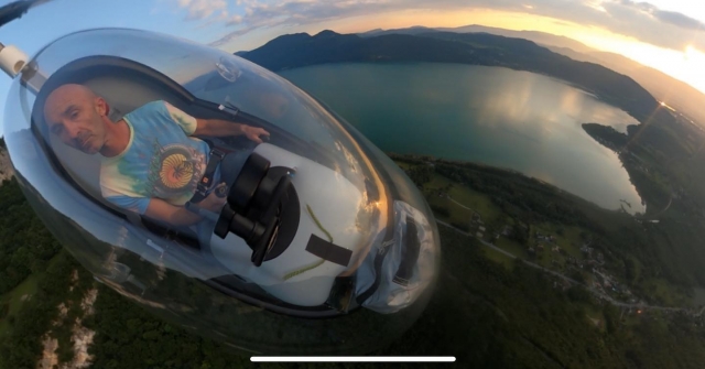  Vuelo en helicóptero sobre los lagos de Saboya 