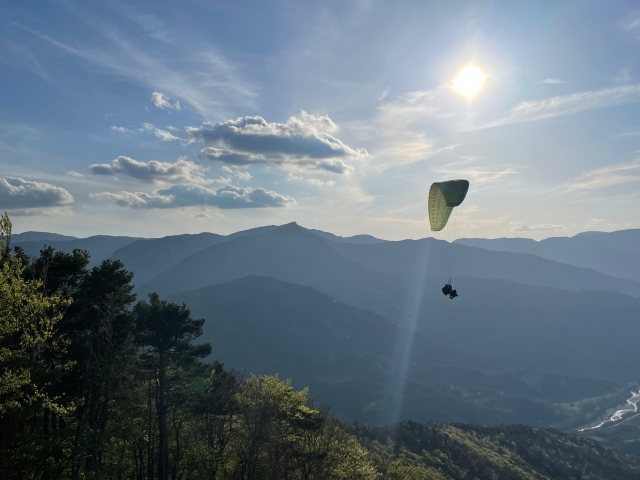  Vuelo al aire libre en los Alpes de Alta Provenza