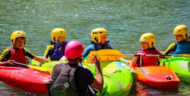  Clases de piragua para niños 