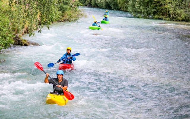 Sesión de piragua para adultos 