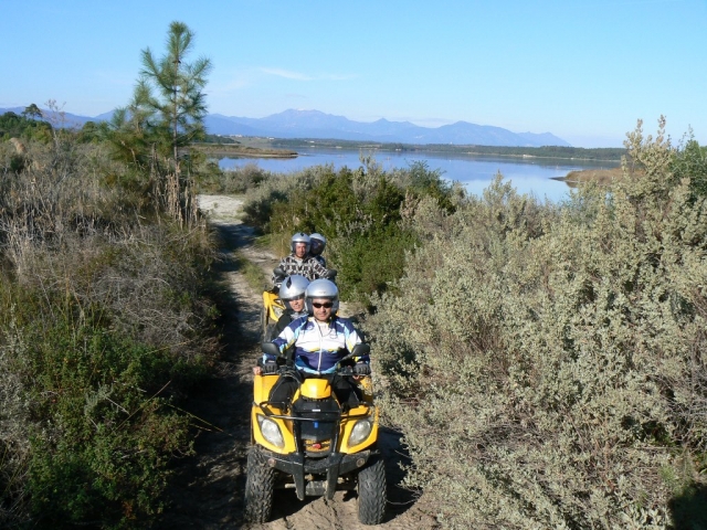  Cuatrimoto por el camino de Córcega 