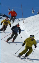  Escuela de esquí en Megeve 