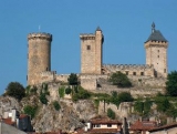  Chateau de Foix visto desde el cielo 