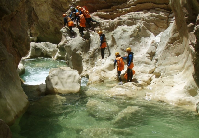  Explorar el cañón con un instructor titulado 