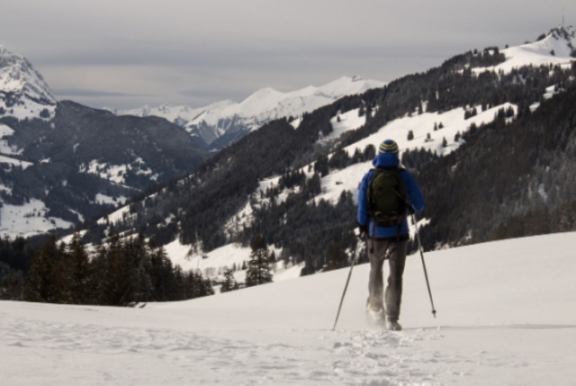  Disfruta de un entorno natural impresionanle duranle su paseo con raquetas de nieve 