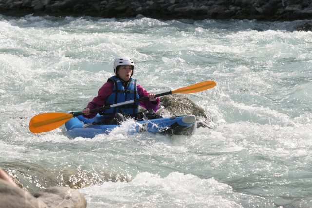  Canoa hinchable monoplaza 