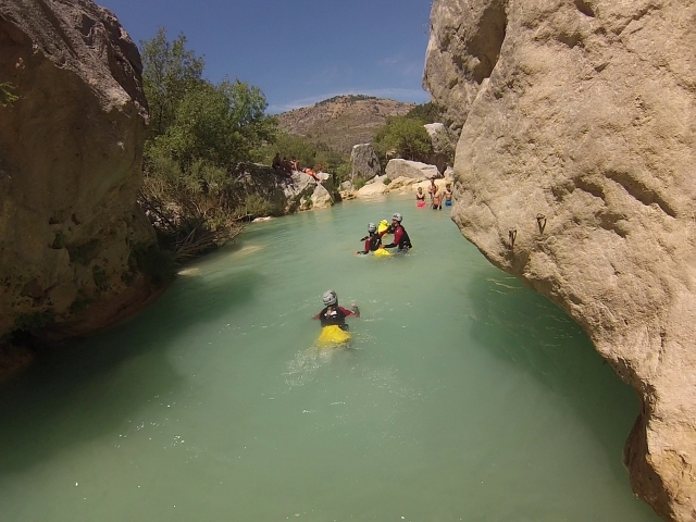  Canyoning sportif dans l'Aude 