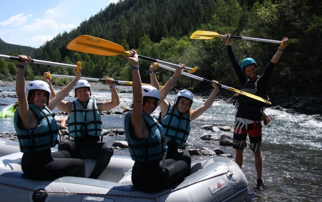  Inicio de la sesión de rafting 