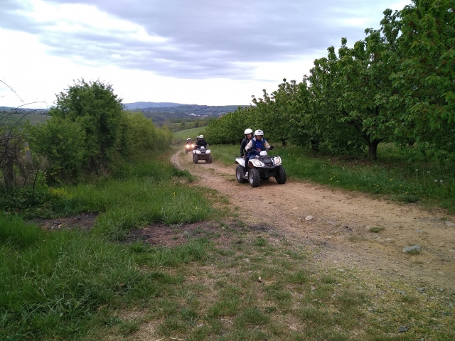  Ruta en cuatrimoto en los Montes del Beaujolais