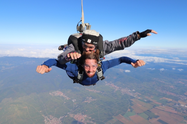  Salto biplaza en tándem con Alsace Parachutisme 