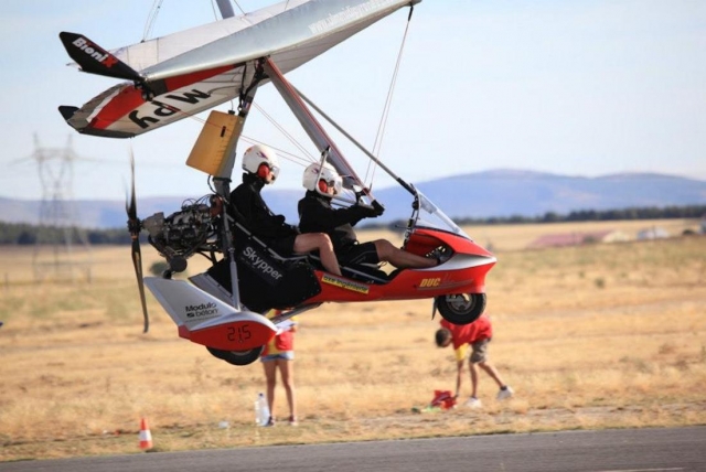  Despegue del autogiro ULM 