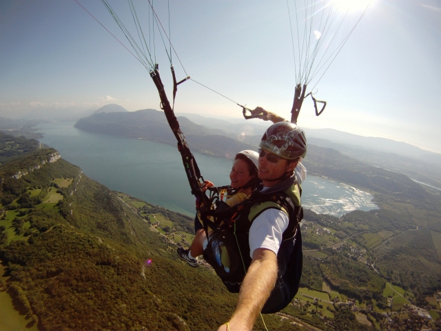 Bautismo biplaza Parapenle Saboya 