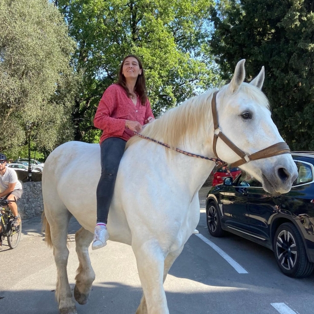  El placer de subir a caballo 