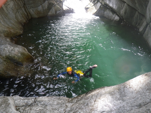 Los places del agua en el cañón del Tapoul 