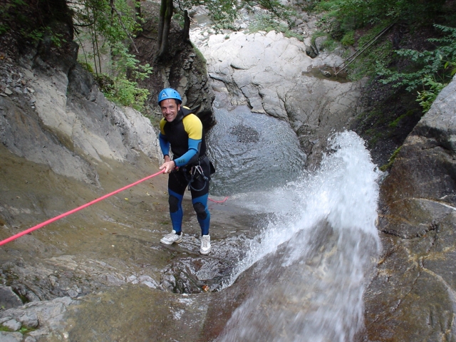 Descenso en tobogán 