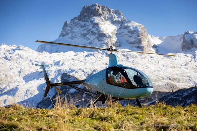 Vuelo en helicóptero en Alta Saboya 